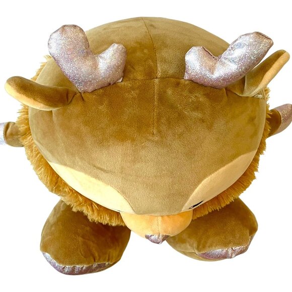 NEW Large Animal Adventure Squeeze w/Love XTRA PUFF Reindeer Glittery Plush-15" - Picture 5 of 16